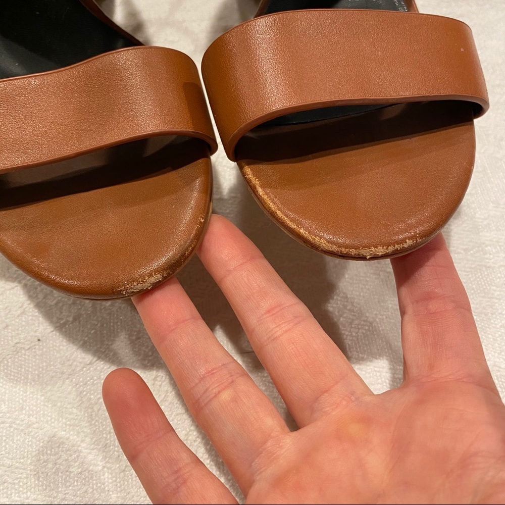 Rebecca Minkoff Christy Leather Block Tie Heels, 5 - Picture 4 of 9